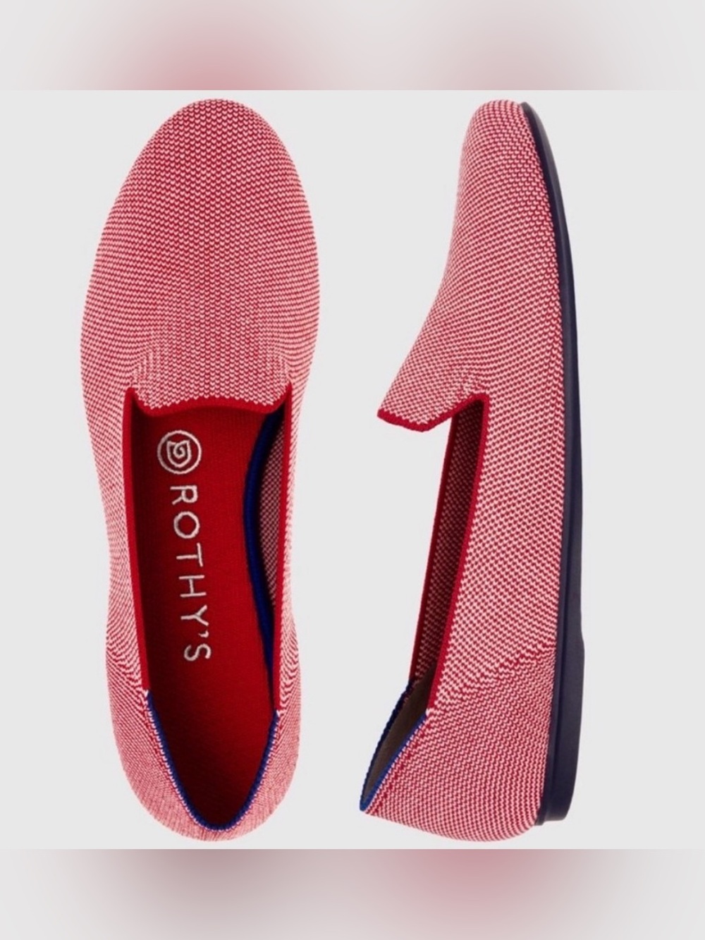 Rothy's "The Loafer" in the retired Lollipop Colorway Size 10